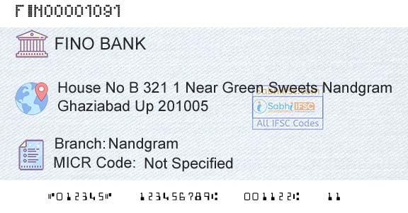 Fino Payments Bank NandgramBranch 