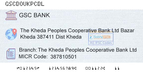 The Gujarat State Cooperative Bank Limited The Kheda Peoples Cooperative Bank LtdBranch 