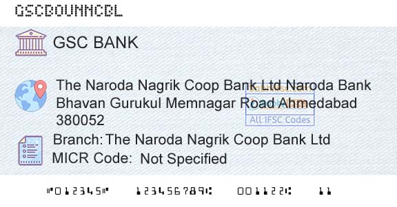 The Gujarat State Cooperative Bank Limited The Naroda Nagrik Coop Bank LtdBranch 
