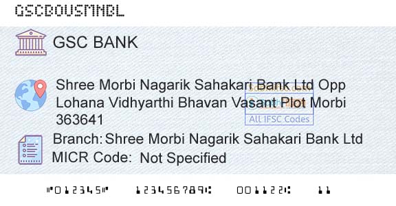 The Gujarat State Cooperative Bank Limited Shree Morbi Nagarik Sahakari Bank LtdBranch 