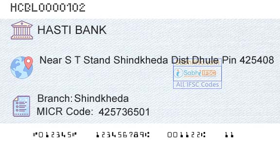 The Hasti Coop Bank Ltd ShindkhedaBranch 