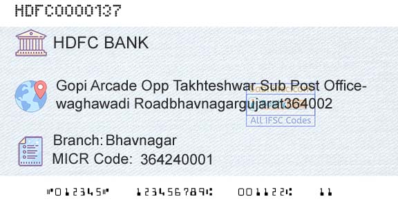 Hdfc Bank BhavnagarBranch 