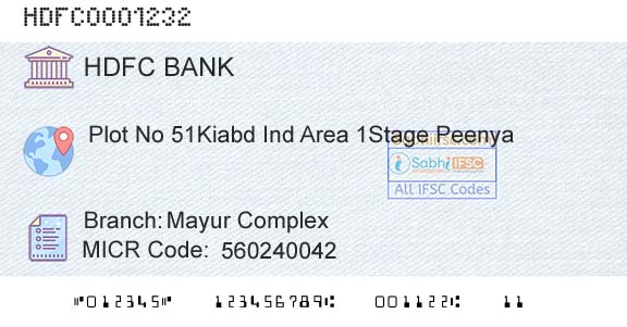 Hdfc Bank Mayur ComplexBranch 