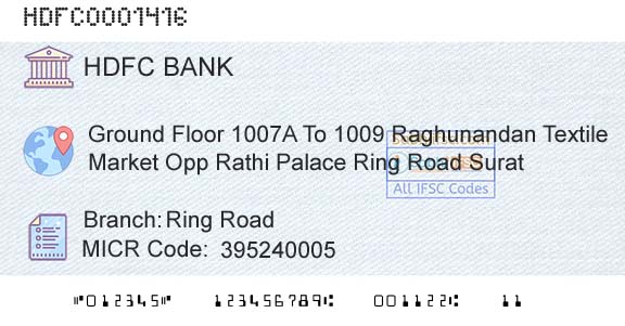Hdfc Bank Ring RoadBranch 