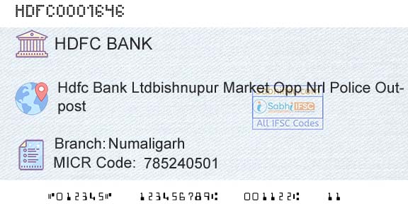 Hdfc Bank NumaligarhBranch 