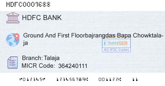 Hdfc Bank TalajaBranch 