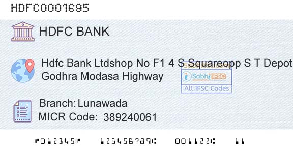 Hdfc Bank LunawadaBranch 