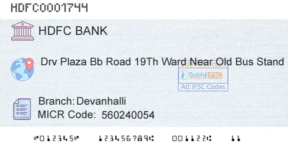 Hdfc Bank DevanhalliBranch 