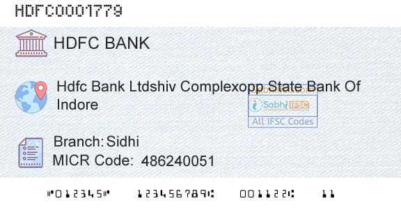 Hdfc Bank SidhiBranch 