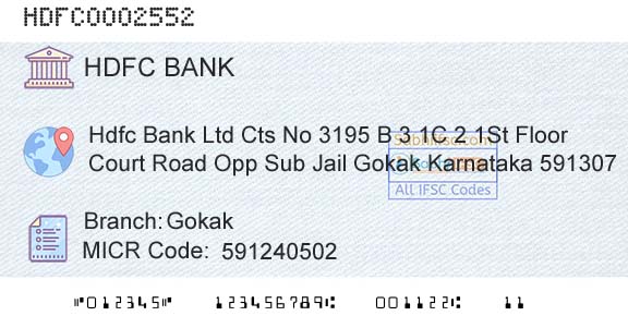 Hdfc Bank GokakBranch 