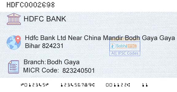 Hdfc Bank Bodh GayaBranch 