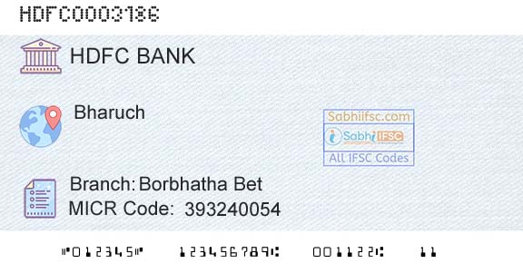 Hdfc Bank Borbhatha BetBranch 