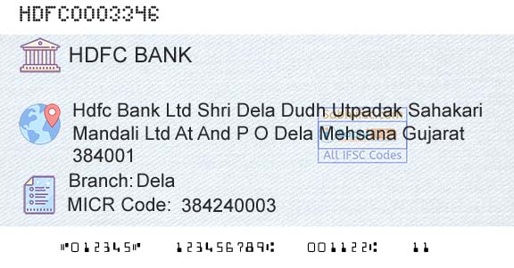 Hdfc Bank DelaBranch 
