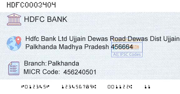 Hdfc Bank PalkhandaBranch 