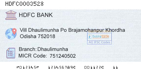 Hdfc Bank DhaulimunhaBranch 
