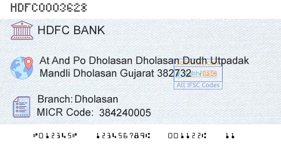 Hdfc Bank DholasanBranch 