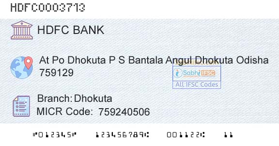 Hdfc Bank DhokutaBranch 