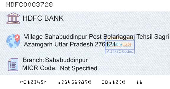Hdfc Bank SahabuddinpurBranch 