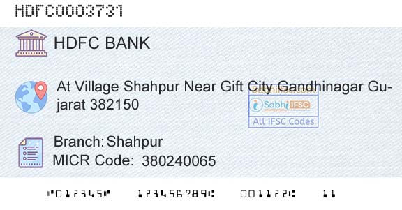 Hdfc Bank ShahpurBranch 