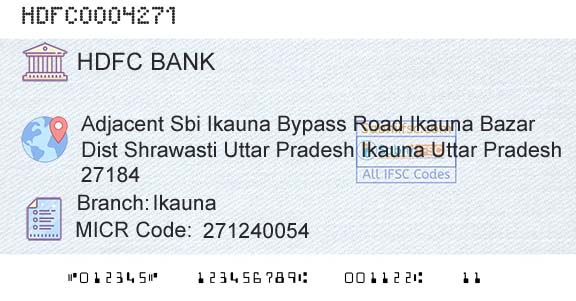 Hdfc Bank IkaunaBranch 