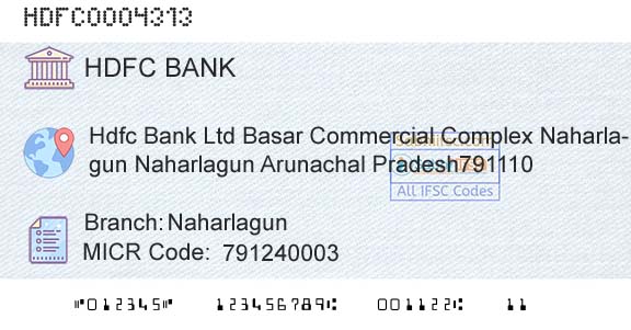 Hdfc Bank NaharlagunBranch 