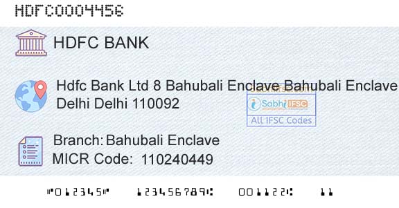 Hdfc Bank Bahubali EnclaveBranch 