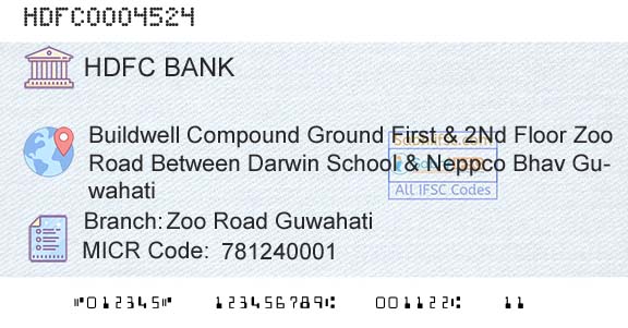 Hdfc Bank Zoo Road GuwahatiBranch 