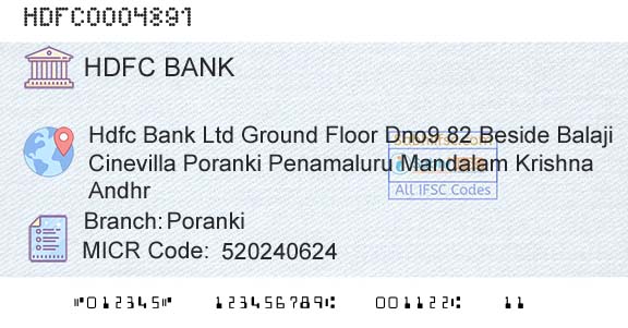 Hdfc Bank PorankiBranch 