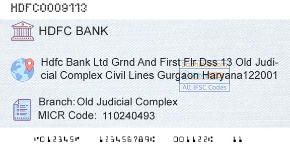 Hdfc Bank Old Judicial ComplexBranch 