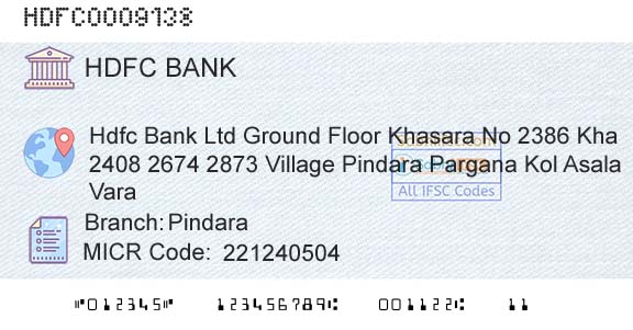 Hdfc Bank PindaraBranch 