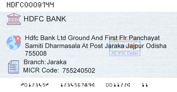 Hdfc Bank JarakaBranch 
