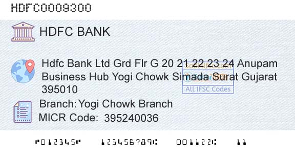 Hdfc Bank Yogi Chowk BranchBranch 