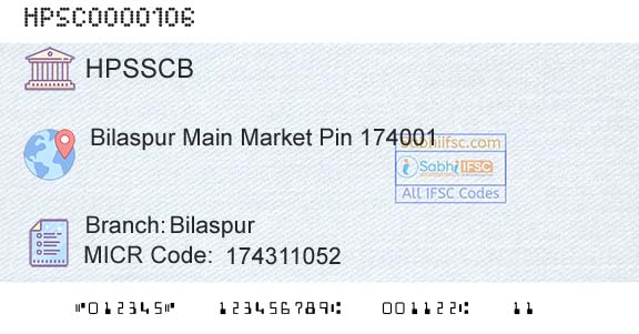 Himachal Pradesh State Cooperative Bank Ltd BilaspurBranch 