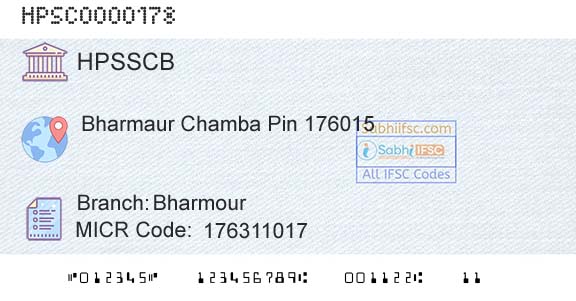 Himachal Pradesh State Cooperative Bank Ltd BharmourBranch 