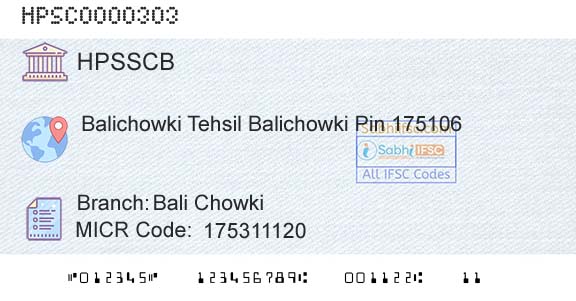 Himachal Pradesh State Cooperative Bank Ltd Bali ChowkiBranch 