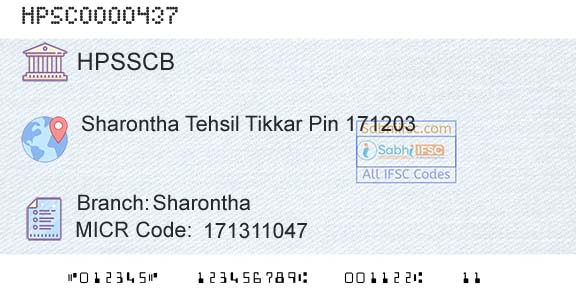 Himachal Pradesh State Cooperative Bank Ltd SharonthaBranch 