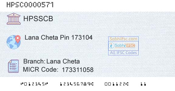 Himachal Pradesh State Cooperative Bank Ltd Lana ChetaBranch 