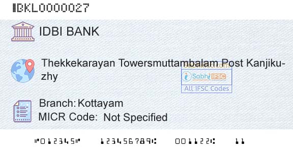 Idbi Bank KottayamBranch 