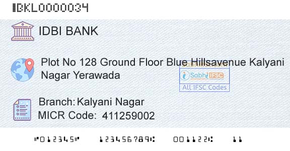 Idbi Bank Kalyani NagarBranch 