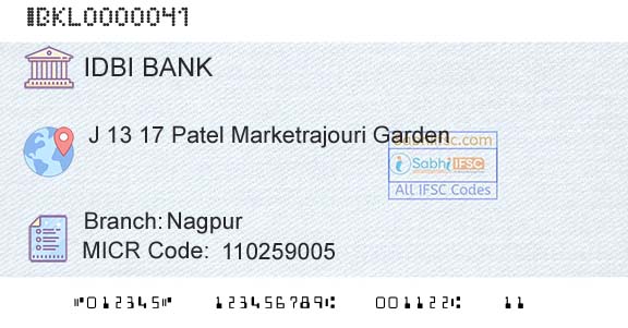 Idbi Bank NagpurBranch 