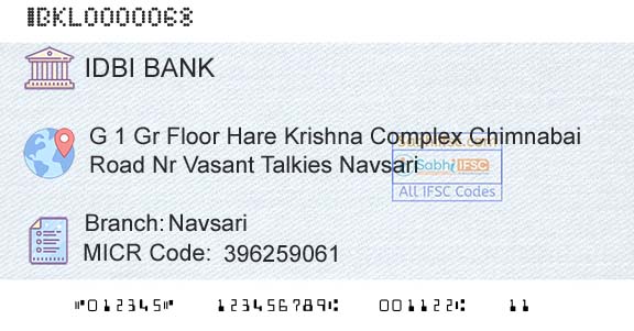 Idbi Bank NavsariBranch 