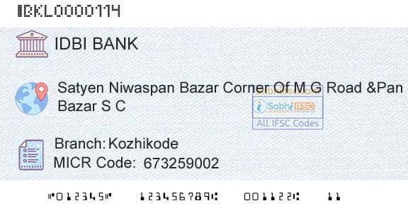 Idbi Bank KozhikodeBranch 