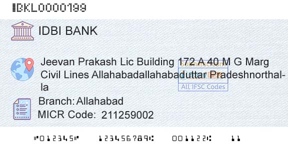 Idbi Bank AllahabadBranch 
