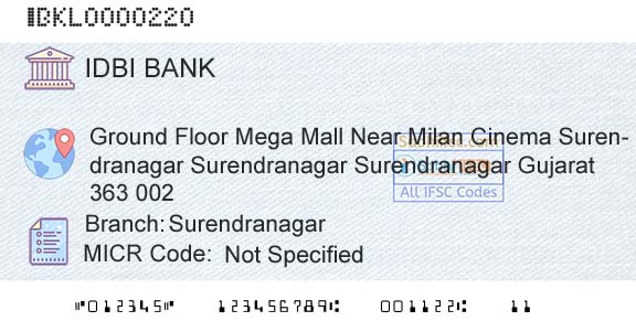 Idbi Bank SurendranagarBranch 