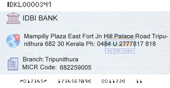 Idbi Bank TripunithuraBranch 