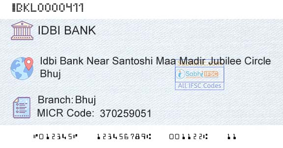 Idbi Bank BhujBranch 
