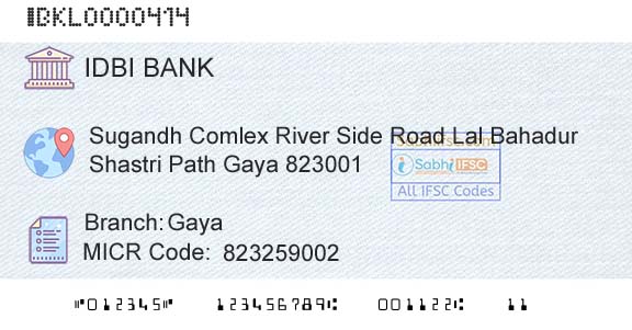 Idbi Bank GayaBranch 