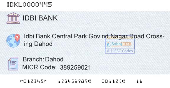 Idbi Bank DahodBranch 