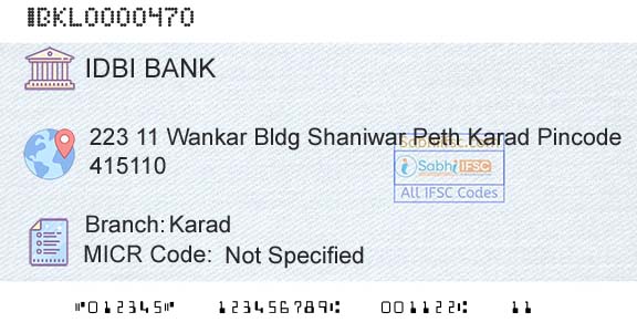 Idbi Bank KaradBranch 