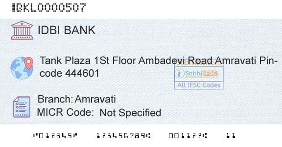 Idbi Bank AmravatiBranch 